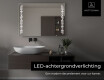 Moderne badkamer spiegel met led-verlichting L65 #6