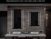 Moderne badkamer spiegel met led-verlichting L65 #7
