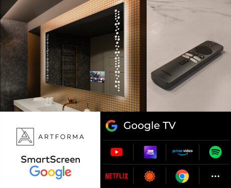 Moderne badkamer spiegel met led-verlichting L65 #5