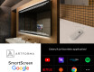 Moderne badkamer spiegel met led-verlichting L75 #4