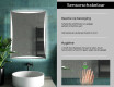 Moderne badkamer spiegel met led-verlichting L77 #7
