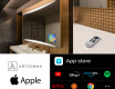 Moderne badkamer spiegel met led-verlichting L78 #6