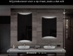 Moderne badkamer spiegel met led-verlichting L78 #7