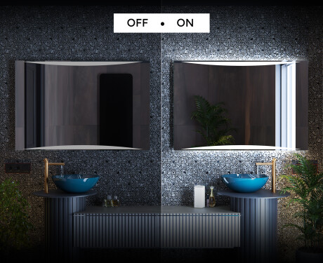 Moderne badkamer spiegel met led-verlichting L78 #3