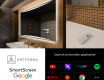 Moderne badkamer spiegel met led-verlichting L78 #4