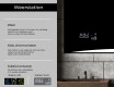 Moderne badkamer spiegel met led-verlichting L78 #5