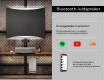 Moderne badkamer spiegel met led-verlichting L78 #6