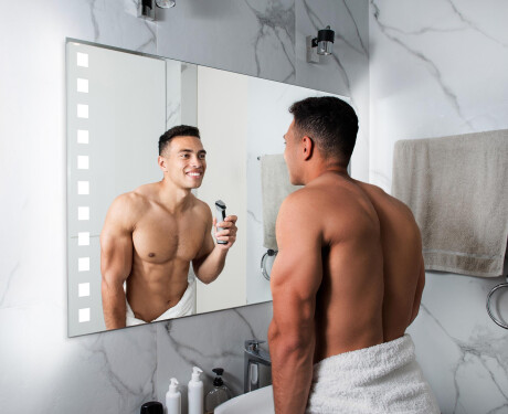 Led spiegel op batterijen L03 #6