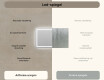 Moderne badkamer spiegel met led-verlichting 120x70cm met koel LED-licht 7000K, warm licht 3000K of neutraal licht 4500K #6