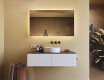 Moderne badkamer spiegel met led-verlichting 120x70cm met koel LED-licht 7000K, warm licht 3000K of neutraal licht 4500K #8