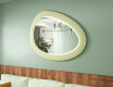 Asymmetrische LED-spiegel met MDF-frame L310
