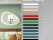Asymmetrische LED-spiegel met MDF-frame L310 #3