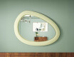 Asymmetrische LED-spiegel met MDF-frame L310 #4