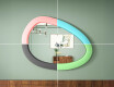 Asymmetrische LED-spiegel met MDF-frame L310 #6