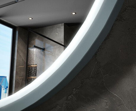 Rond LED-spiegel in een gelakte MDF-lijst L306 #6