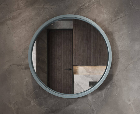 Rond LED-spiegel in een gelakte MDF-lijst L306 #8