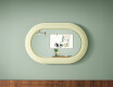 Moderne LED-spiegel met stadionvorm en MDF-frame L307 #7