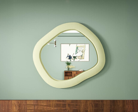 Designer LED-spiegel met MDF in geometrische vorm L309 #4