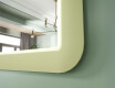 Afgeronde LED-spiegel in een glanzend MDF-frame L305 #6