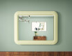 Afgeronde LED-spiegel in een glanzend MDF-frame L305 #8