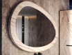 Asymmetrische spiegel met steentextuur L298 #4