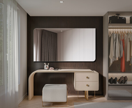 Afgerond wandspiegel L201 #2