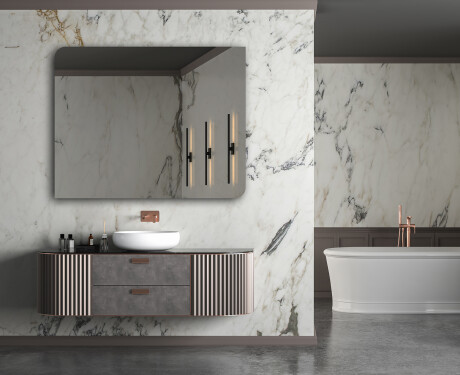 Afgerond wandspiegel L201 #5