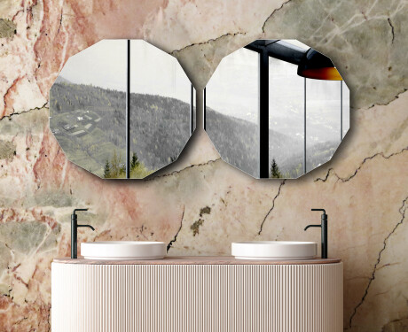 Rond wandspiegel L204 #6