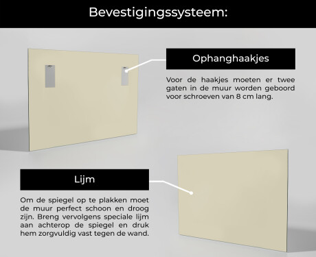 Onregelmatige wandspiegel L211 #3