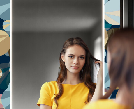 Decoratieve spiegel met led-verlichting voor in de gang - Ball #12