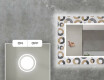Decoratieve spiegel met led-verlichting voor in de woonkamer - Donuts #4