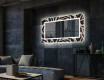 Decoratieve spiegel met led-verlichting voor in de woonkamer - Lines #2