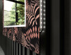 Decoratieve spiegel met led-verlichting voor in de woonkamer - Jungle #11