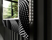 Decoratieve spiegel met led-verlichting voor in de woonkamer - Dark Wave #11