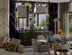 Decoratieve spiegel met led-verlichting voor in de eetkamer - Colorful Leaves #2