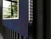 Verlichte Decoratieve Spiegel Voor De Badkamer - Blue Drawing #11