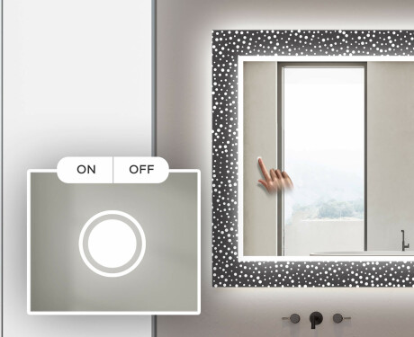 Verlichte Decoratieve Spiegel Voor De Badkamer - Dotts #4
