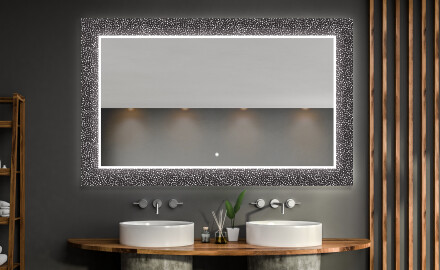 Verlichte Decoratieve Spiegel Voor De Badkamer - Dotts