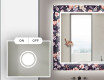 Verlichte Decoratieve Spiegel Voor De Badkamer - Elegant Flowers #4