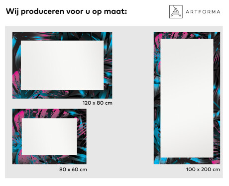 Verlichte Decoratieve Spiegel Voor De Badkamer - Fluo Tropic #2
