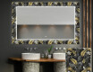 Verlichte Decoratieve Spiegel Voor De Badkamer - Goldy Palm #1