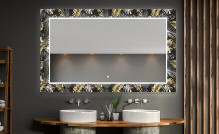 Verlichte Decoratieve Spiegel Voor De Badkamer - Goldy Palm