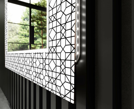 Verlichte Decoratieve Spiegel Voor De Badkamer - Industrial #11