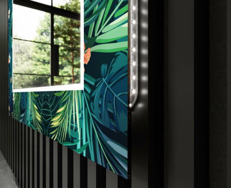 Verlichte Decoratieve Spiegel Voor De Badkamer - Tropical #11