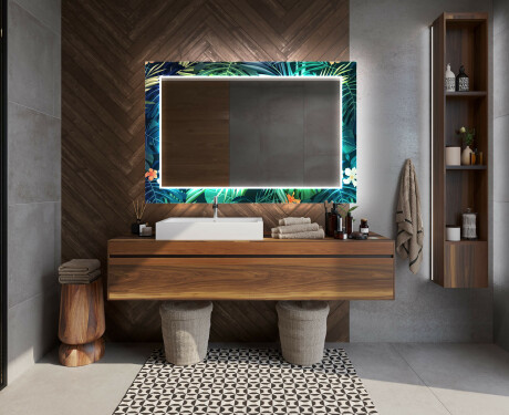 Verlichte Decoratieve Spiegel Voor De Badkamer - Tropical #12