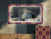 Decoratieve spiegel met led-verlichting voor in de woonkamer - Gold Mandala #1