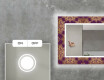 Decoratieve spiegel met led-verlichting voor in de woonkamer - Gold Mandala #4