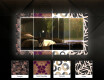 Decoratieve spiegel met led-verlichting voor in de woonkamer - Gold Mandala #6