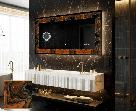 Verlichte Decoratieve Spiegel Voor - Mosaic Dreams