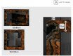 Verlichte Decoratieve Spiegel Voor - Mosaic Dreams #2